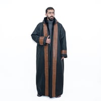 فروة شتوية فاخرة – تصميم كاروهات جلد مع بطانة فرو...