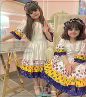 فستان بطبقات الشالكي