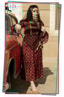 جلابيه شالكي عنابي 2023