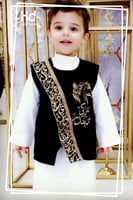 سديري اسود كلفه ذهبي