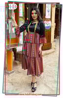 جلابيه سدو احمر مع اسود