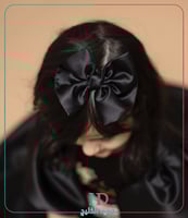 فستان اسود_ كم كلوش