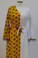 جلابيه نسائي برتقالي (مقاس طويل)