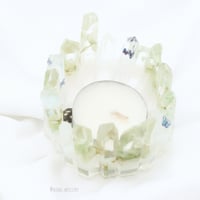 شمعدان بالورد