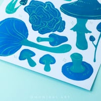 رسمه مطبوعه\ بوستر الفطر الازرق