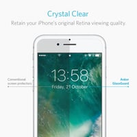 حماية زجاج للشاشة الأمامية شفاف أنكر ايفون 7-8 و 7...
