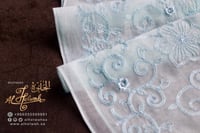 شيل بوال ياباني مطرزة جنب مفرد 2م55xسم