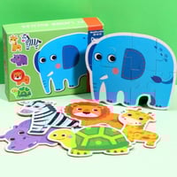 لعبة تركيبة للأطفال للتعليم المبكر أشكال حيوانات م...
