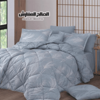 مفرش قطن 100% - 8 قطع مزدوج (نفرين)