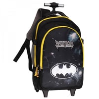 شنطة ترولي 18.5 انش أسود مع مقلمية - باتمان