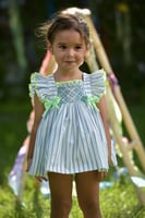 فستان اسباني مع لبس داخلي