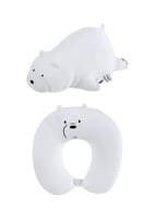 وسادة على شكل الحرف U تتحول الى دمية 2 في 1 من الد...