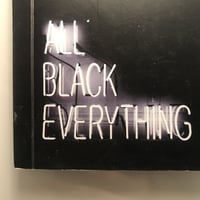 All black notebook