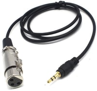 سلك مايك ميني جاك / XLR طول 1.5متر