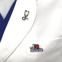 Stethoscope Brooch