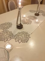 مفرش وسط الطاوله