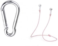 جراب سيليكون وردي مع تعليقه