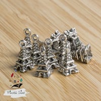 197 - تعليقة برج ايفل فضي