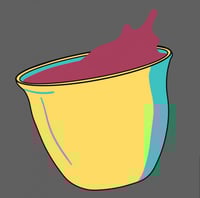 ملصق - فنجال قهوة سعودية