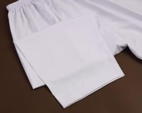 نص درزن سروال طويل كرسي قماش