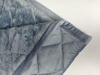 مفرش مضغوط ديمة مخمل فرو لون رصاصي فاتح شتوي مزدوج