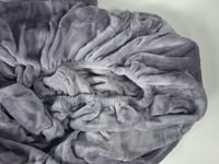 شرشف مطاط هوم مخمل لون بنفسجي شتوي مزدوج 38+200*cm...