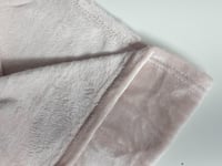 بطانية دفئ مخمل فرو ناعم لون وردي مفرد ونصف 180 *2...