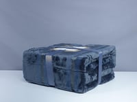 بطانية اسيل فرو ناعم لون رصاصي غامق مفرد ونصف 180...