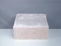 بطانية دفئ مخمل فرو ناعم لون وردي مفرد ونصف 180 *2...