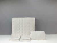 مفرش مضغوط جود مخمل لون بيج شتوي مزدوج