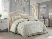 مفرش جودي مشجر 8 قطع قطن 100% صيفي مزدوج