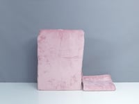 طقم شراشف مطاط مخمل 2 قطع مفرد ونصف ألوان متعددة 3...