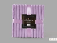 بطانية بيلو ناعمة لون موف مزدوج 230*260 cm