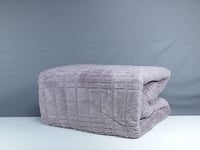 مفرش هتون فرو لون وردي غامق شتوي مفرد ونصف