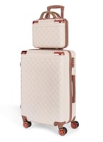 طقم شنط سفر حجم كبير مكون من 6 حقائب من ليمرا لون...