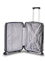 طقم شنط سفر مكون من 3 حقائب أمتعة لون رمادي غامق