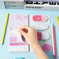 ورق ملاحظات لاصق، لكتابة الملاحظات.