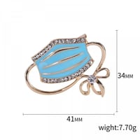 بروش الكمام الازرق | blue mask