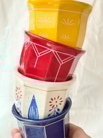 كوب الفنجال - احمر