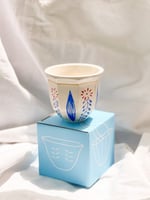 كوب الفنجال - ابيض