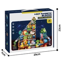 مدينة الحيوانات المضيئة 90 قطعة