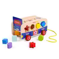 سيارة مطابقة الأشكال الخشبية