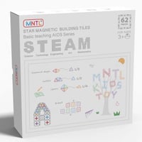 مكعبات المغناطيس 62 قطعة