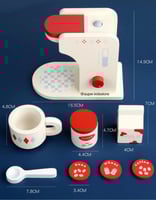 آلة القهوة الخشبية