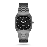 21 ساعة رجالية ستيل بلون رمادي