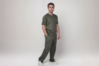 Scrub Lion's den - Dark Green