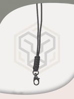 تعليقة بطاقة عمل - اسود