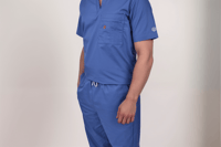 Scrub Lion's den - Royal Blue