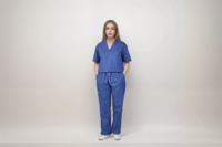 Scrub Lion's den - Royal Blue