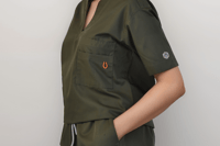 Scrub Lion's den - Dark Green